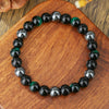 Tiger Eye and Crystal Bead Bracelet for Prosperity