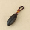 Ebony Wood Ghau Prayer Box Keychain Pendant