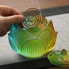 Lotus Liuli Incense Burner with Warm Light Base