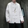 Men's Long Sleeve Tang Suit Jacket Chinese Style Linen Shirt