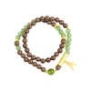 Handmade Incense Bead Bracelet, 8mm Round Beads