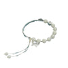 White Bodhi Seed Butterfly Lotus Bracelet