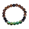 108 Stone Bead Mala Bracelet Necklace Set Tiger Eye Turquoise