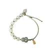 Hand Woven Jade Pixiu Bracelet with Fu Charm