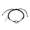 Peace Buckle Red String Braided Bracelet