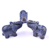 Carved Natural Stone Elephant Figurine