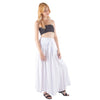 Printed Wrap Maxi Skirt, Boho Summer Long Skirt