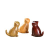 Carved Wooden Cat Pendant, Green Sandalwood Ebony Phone Charm
