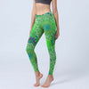 Floral Print Yoga Leggings Women's 3D Stretch Gym Pants