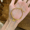 Gold-Tone Ji and Fu Charm Bracelet