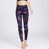 Printed Yoga Leggings Women's High Waist Fitness Pants