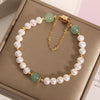 Strawberry Quartz Charm Bracelet for Women