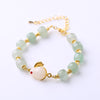 Year of the Rabbit Green Aventurine Luck Bead Bracelet