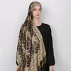 Tibetan Shawl Cashew Flower Vine Print Soft Wrap Scarf