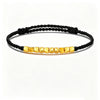 999 Gold Sugar Cube Braided Bracelet