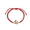 Year of the Rabbit Hetian Jade Red String Bracelet 925 Silver