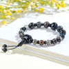 Five Elements Water Crystal Bracelet, Handmade Mixed Beads