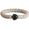 Cat Paw Bodhi Seed Bracelet, Wood Bead Jewelry