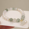 Pearl Sincerity Bracelet with Tianshan Green Beads