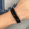 Layered Leather Weave Fortune Bracelet for Men and Women