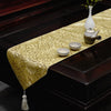 Chinese Silk Table Runner with Tassels