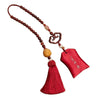 Red Sandalwood Auspicious Cloud Car Hanging Decoration with Sachet