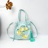 Suzhou Embroidery Drawstring Crossbody Bag