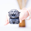Mini Roaring Tiger Statue, Rust and Cast Iron Resin Home Decor