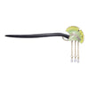Wooden Floral Hairpin with Tassel, Vintage Style Hair Stick