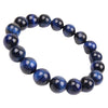 Natural Tiger Eye Bracelet, Polished Stone Beads