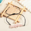 Natural Crystal Chip Bracelet Cord