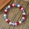 Tiger Eye and Crystal Bead Bracelet for Prosperity