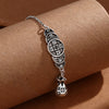 Five Emperor Coins Money Bag Bracelet, Vintage Copper