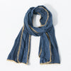 Men's Soft Warm Winter Scarf with Fringe Edge