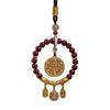 Cinnabar Car Hanging Ornament with Peace Charm