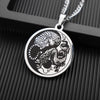 Tiger Dragon Titanium Steel Chain Necklace Harmony Pendant