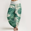 Women's Harem Pants Elastic Waist Floral Print Loose Yoga Trousers