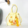 Suzhou Embroidery Drawstring Crossbody Bag