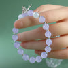 Chalcedony Butterfly Bracelet with Rose Quartz