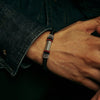Sterling Silver Om Mani Padme Hum Red String Bracelet