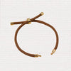 Adjustable Red String Bracelet with Copper Clasp
