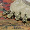 Tibetan Zakiram Goddess of Wealth Protection Rope Necklace Pendant