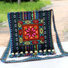 Ethnic Embroidered Canvas Crossbody Bag