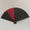 Traditional Chinese Folding Hand Fan with Crane Motifs