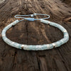 Natural Stone Spacer Bead Bracelet