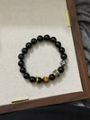 Natural Crystal Bracelet with Six True Words Mantra Charm
