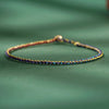 Colorful Rope Coin Bead Extra Thin Braided Bracelet