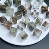 Natural Crystal Cube Beads for DIY Jewelry