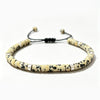 Natural Stone Adjustable Spacer Bead Bracelet
