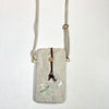 Embroidered Floral Crossbody Bag for Phone and Essentials